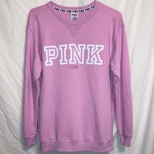 PINK crewneck sweatshirt • size Small